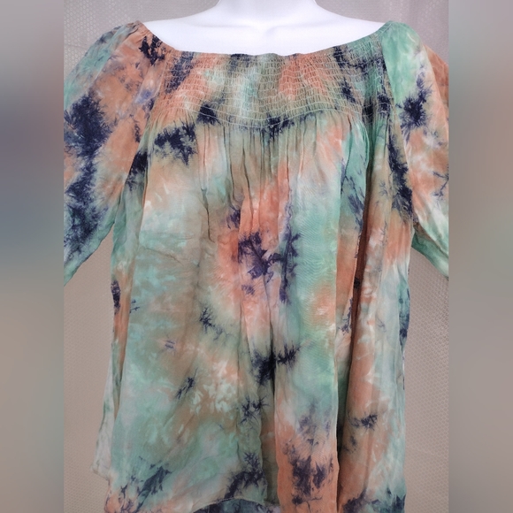 Entro blouse 3/4 flared sleeves - Picture 3 of 5